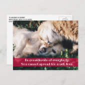 Wees voorzichtig met Briefkaart (Voorkant / Achterkant)