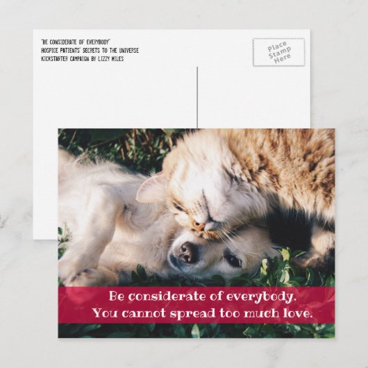 Wees voorzichtig met Briefkaart (Voorkant / Achterkant)