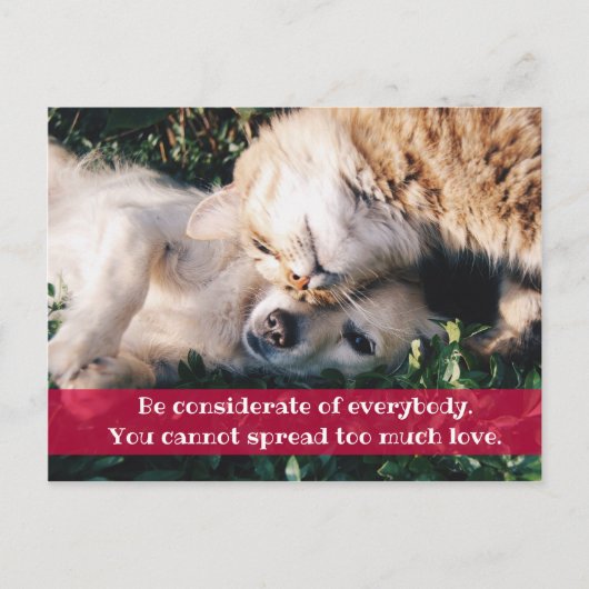 Wees voorzichtig met Briefkaart (Voorkant)