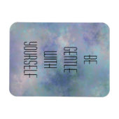 Wees voorzichtig met de achtergrond van uw eigen w magneet (Horizontaal)