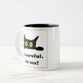 Wees voorzichtig met de Mok van hete thee (Voorkant links)