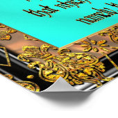 Wees voorzichtig met het Blockhead-Poster Poster (Hoek)