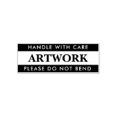 Wees voorzichtig met het gebruik van illustraties   zelfinktende stempel (Design)