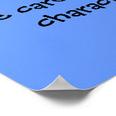 "Wees voorzichtig met je gedachten, want ... Geper Poster (Hoek)