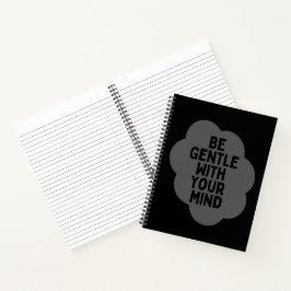 "Wees voorzichtig met je geest" Wellbeing Quote De Notitieboek