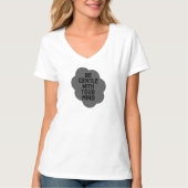 "Wees voorzichtig met je geest" Wellbeing Quote De T-shirt (Voorkant)
