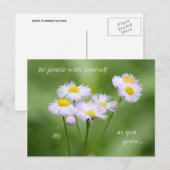 Wees voorzichtig met jezelf briefkaart (Voorkant / Achterkant)