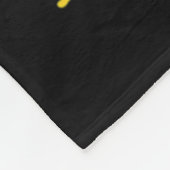 Wees voorzichtig met Syndrome Ribbon Sunflower K Fleece Deken (Hoek)