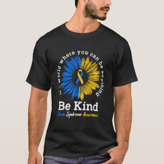 Wees voorzichtig met Syndrome Ribbon Sunflower K T-shirt