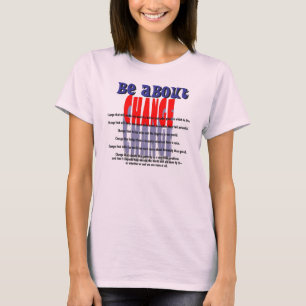 Wees voorzichtig met T-shirt wijzigen