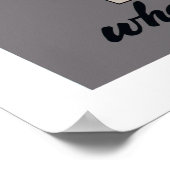 Wees voorzichtig met wat je zegt en schrijf poster (Hoek)