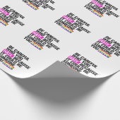 Wees voorzichtig met wie je haat cadeaupapier (Hoek)