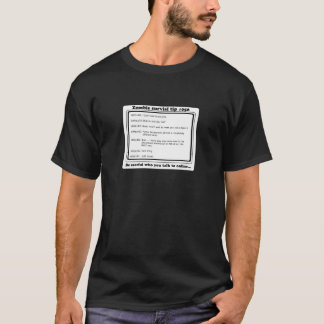 Wees voorzichtig met wie je online wilt praten t-shirt