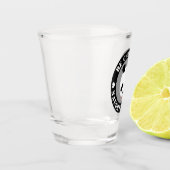 Wees voorzichtig Naught Panda Shot Glas (Links)