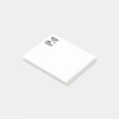 Wees voorzichtig post-it® notes (Schuin)