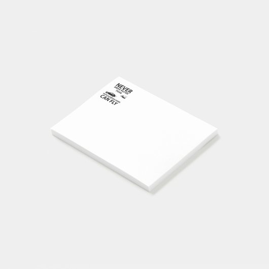 Wees voorzichtig post-it® notes (Schuin)