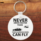 Wees voorzichtig sleutelhanger (Voorkant)