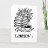 Wees voorzichtig tijdens deze gekke tijden kaart (Achterkant)