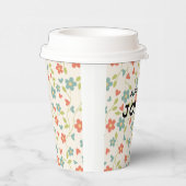 Wees vreugdevolle inspiratie motivatie  papieren bekers (Rechts)