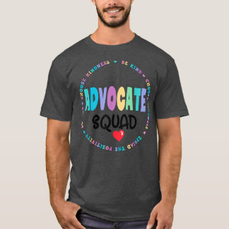 Wees vriendelijk als u Autism Advocate Squad SPEd T-shirt