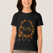 Wees vriendelijk altijd vrouwen Mannen Kinder lett Tri-Blend Shirt (Voorkant)