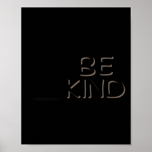 Wees vriendelijk - Anti-pesten Awareness Sticker Poster