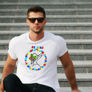 Wees vriendelijk - Autisme-bewustzijn T-shirt
