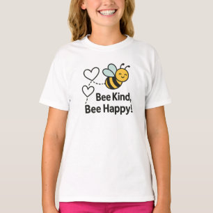 Wees Vriendelijk Bij Gelukkig Mooie Gele Bij Desig T-shirt