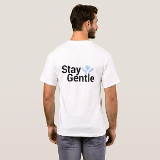 Wees vriendelijk, blijf zacht - Inspirerend T-shirt