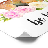 Wees Vriendelijk | Bos Herten Babykamer Kunst Poster (Hoek)