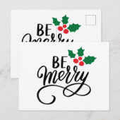 Wees vriendelijk briefkaart (Voorkant / Achterkant)