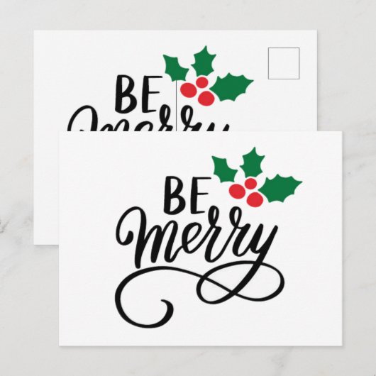 Wees vriendelijk briefkaart (Voorkant / Achterkant)