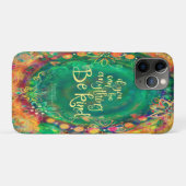 Wees vriendelijk citaat  aanmoediging inspiratie Case-Mate iPhone case (Achterkant (horizontaal))