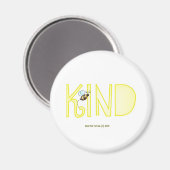 Wees vriendelijk - een positief woord magneet (Voorkant / Achterkant)