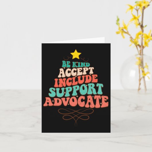 Wees vriendelijk en accepteer de ondersteuning voo kaart (Gele Bloem)