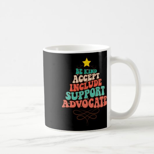 Wees vriendelijk en accepteer de ondersteuning voo koffiemok (Rechts)