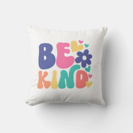 Wees vriendelijk en kleurrijk met harten en bloeme kussen