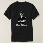 Wees vriendelijk, essentiële T-shirt (Design voorkant)