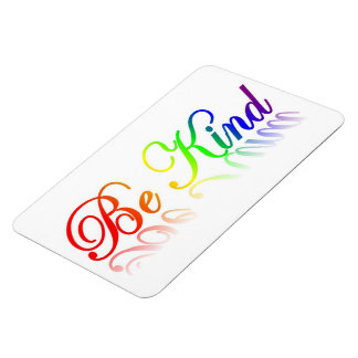 Wees vriendelijk flexibele magneet