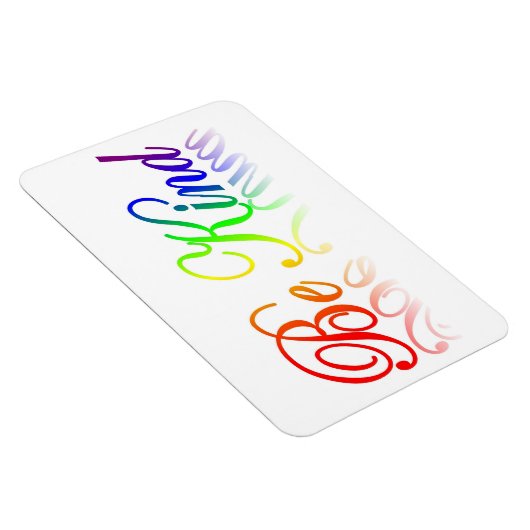 Wees vriendelijk flexibele magneet (Rechterzijde)