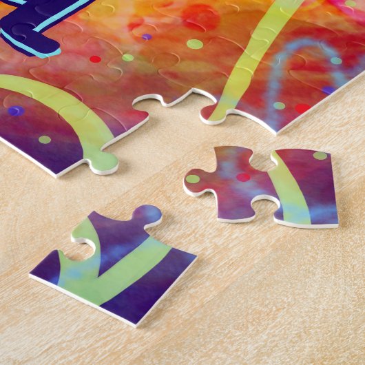 Wees vriendelijk  Floral Inspirerend Inspirivity Legpuzzel (Zijkant)