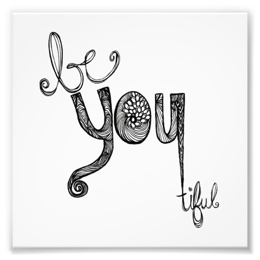 Wees vriendelijk foto afdruk (Voorkant)