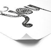 Wees vriendelijk foto afdruk (Hoek)