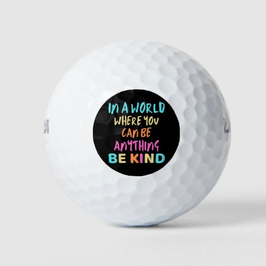 Wees vriendelijk golfballen (Voorkant)