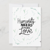 Wees vriendelijk Herinneringsontwerp Kaart (Voorkant)