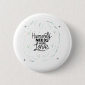 Wees vriendelijk Herinneringsontwerp Ronde Button 5,7 Cm (Voorkant)