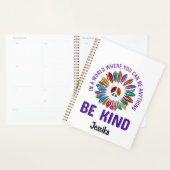 Wees Vriendelijk Hippie Boho Aangepast Gepersonali Planner (Display)