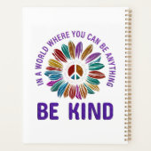 Wees Vriendelijk Hippie Boho Aangepast Gepersonali Planner (Achterkant)