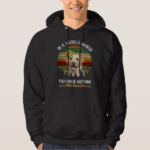 Wees vriendelijk hond labrador hoodie