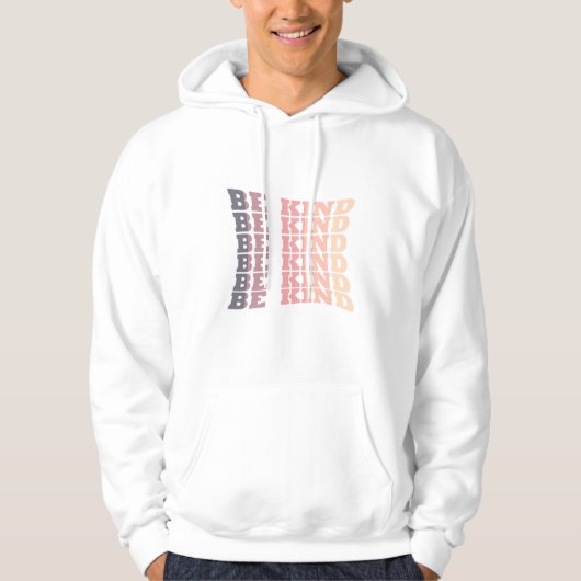 Wees vriendelijk hoodie (Voorkant)